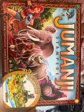 Jumanji Stampede Board Game - Colorful Adventure